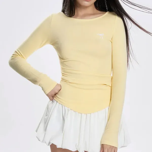Long Sleeve Tops*Boogzel Clothing Lemon Pie Long Sleeve Top Yellow