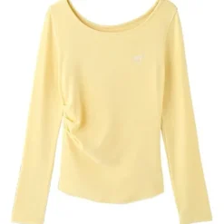Long Sleeve Tops*Boogzel Clothing Lemon Pie Long Sleeve Top Yellow