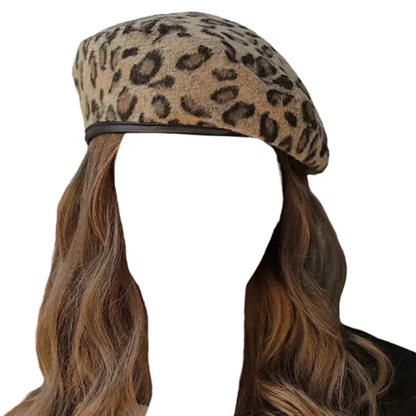 Hats*Boogzel Clothing Leopard Beret Hat