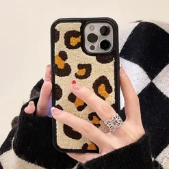 Iphone Cases*Boogzel Clothing Fuzzy iPhone Case Leopard