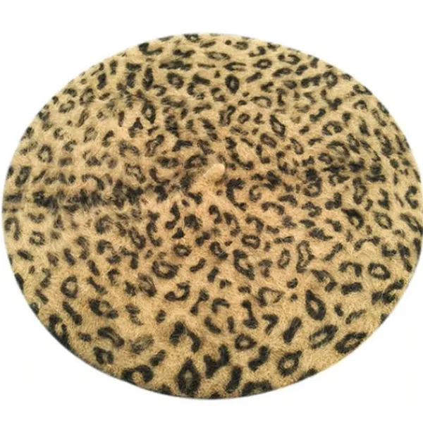 Hats*Boogzel Clothing Leopard Print Beret