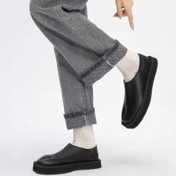 Mad|Boots / Platform Boots*Boogzel Clothing Less Conversation Tabi Flats Black