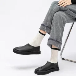 Mad|Boots / Platform Boots*Boogzel Clothing Less Conversation Tabi Flats Black