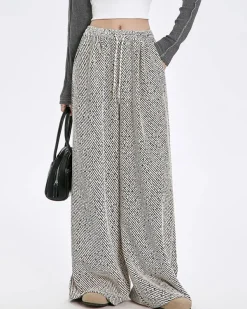Pants & Trousers*Boogzel Clothing Less Conversation Wide-Leg Pants Grey