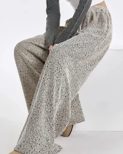 Pants & Trousers*Boogzel Clothing Less Conversation Wide-Leg Pants Grey