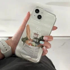 Iphone Cases*Boogzel Clothing Life Sucks iPhone Case Clear