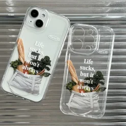 Iphone Cases*Boogzel Clothing Life Sucks iPhone Case Clear