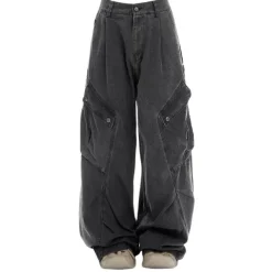 Jeans*Boogzel Clothing Like A Boy Skater Cargo Jeans Black