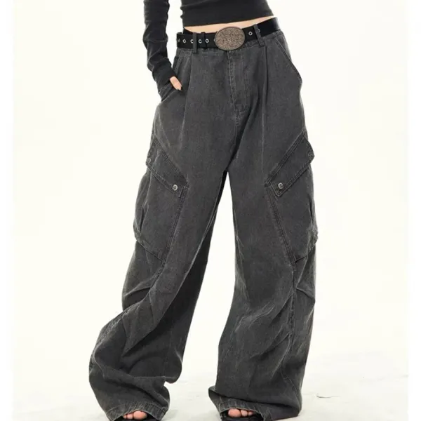 Jeans*Boogzel Clothing Like A Boy Skater Cargo Jeans Black