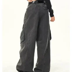 Jeans*Boogzel Clothing Like A Boy Skater Cargo Jeans Black
