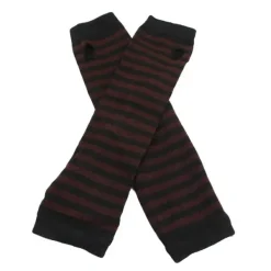 Other*Boogzel Clothing Like It's 2007 Striped Arm Warmers