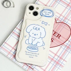Iphone Cases*Boogzel Clothing Little Poodle iPhone Case White/blue
