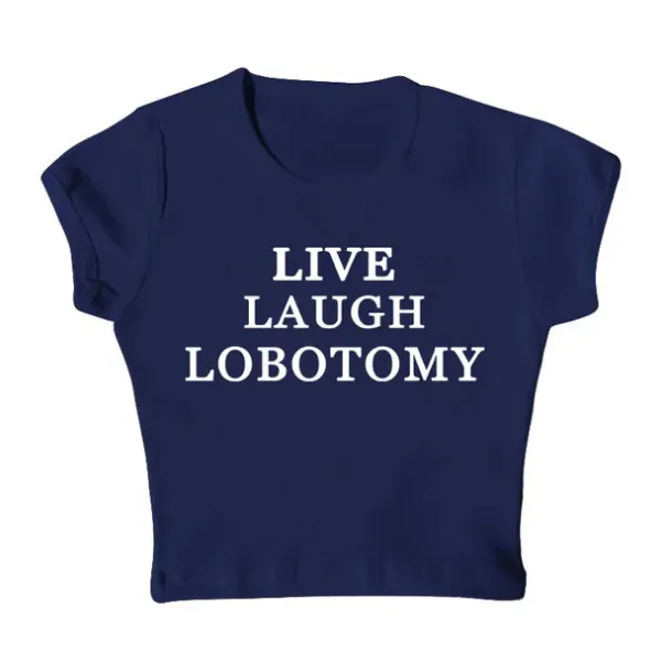 Y2K Tops|Aesthetic T-Shirts & Graphic Tees*Boogzel Clothing Live Laugh Baby Tee