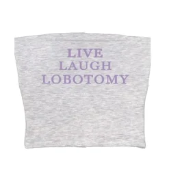 Y2K Tops|Crop Tops*Boogzel Clothing Live Laugh Tube Top
