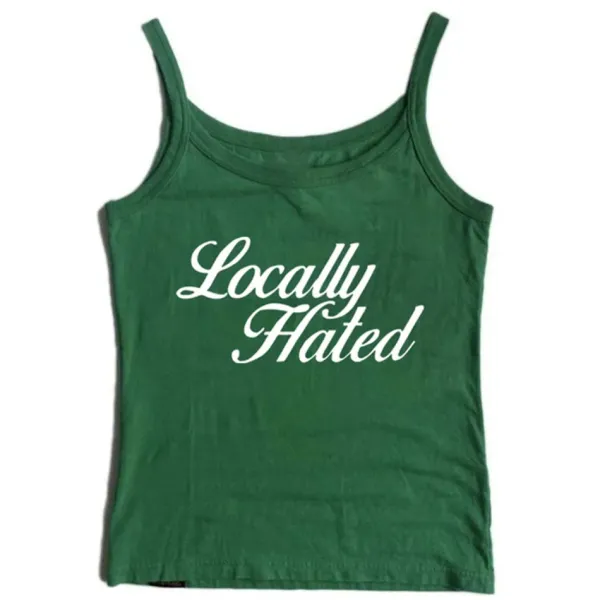 Y2K Tops*Boogzel Clothing Locally Hated Aesthetic Tank Top