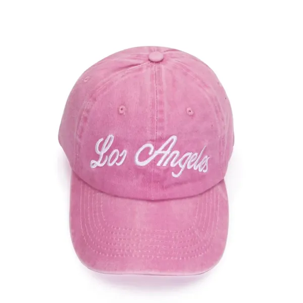 Hats*Boogzel Clothing Los Angeles Baseball Cap Pink