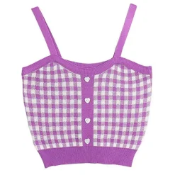 Crop Tops*Boogzel Clothing Love Addiction Plaid Top