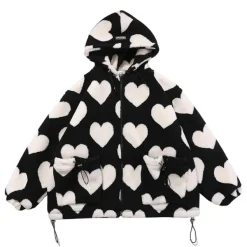 Coats & Jackets*Boogzel Clothing Love Bites Hooded Jacket