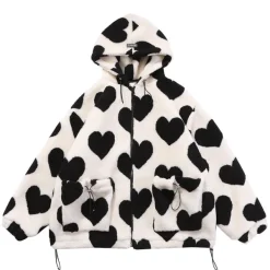 Coats & Jackets*Boogzel Clothing Love Bites Hooded Jacket