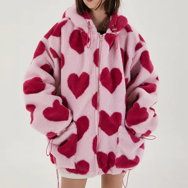 Coats & Jackets*Boogzel Clothing Love Bites Hooded Jacket