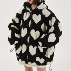 Coats & Jackets*Boogzel Clothing Love Bites Hooded Jacket