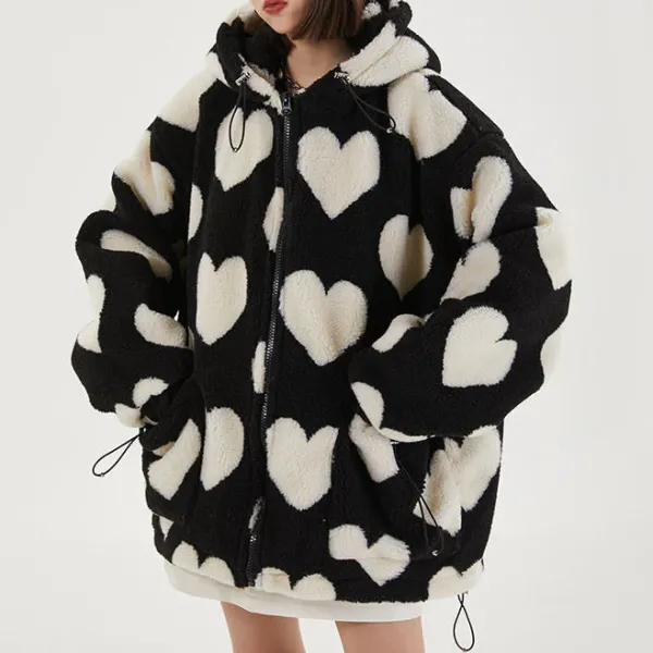 Coats & Jackets*Boogzel Clothing Love Bites Hooded Jacket