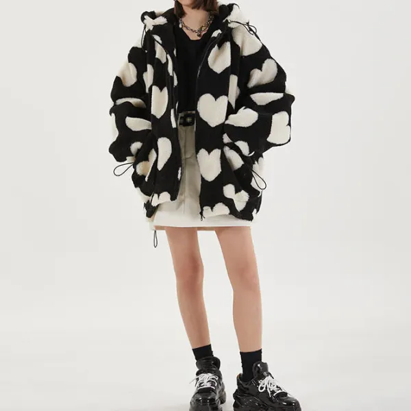 Coats & Jackets*Boogzel Clothing Love Bites Hooded Jacket