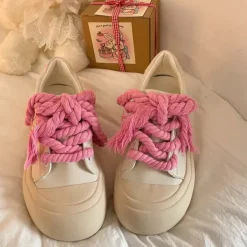 Mad|Aesthetic Sneakers*Boogzel Clothing Love Bloom Chunky Sneakers Pink