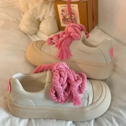 Mad|Aesthetic Sneakers*Boogzel Clothing Love Bloom Chunky Sneakers Pink