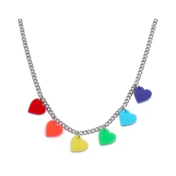 Necklaces & Chokers*Boogzel Clothing Love is Love Necklace Rainbow