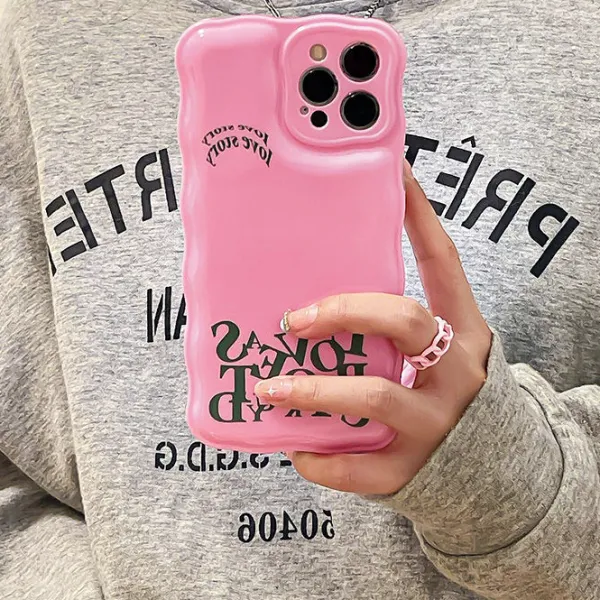 Iphone Cases*Boogzel Clothing Love Story Heart iPhone Case Pink