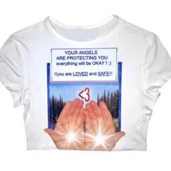 Y2K Tops|Aesthetic T-Shirts & Graphic Tees*Boogzel Clothing Loved & Saved Aesthetic Tee White