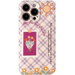 Iphone Cases*Boogzel Clothing Lovely Flower iPhone Case Purple