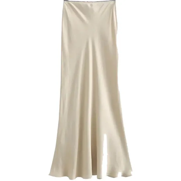 Skirts*Boogzel Clothing Low Waist Satin Maxi Skirt