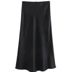 Skirts*Boogzel Clothing Low Waist Satin Maxi Skirt