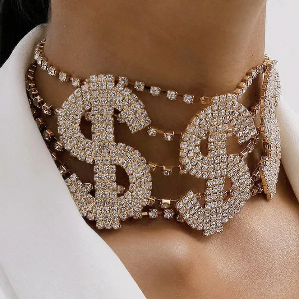 Necklaces & Chokers*Boogzel Clothing Made Of Money Choker