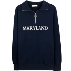 Sweatshirts*Boogzel Clothing Maryland Zip Up Sweatshirt Blue