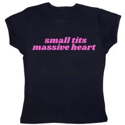 Y2K Tops|Aesthetic T-Shirts & Graphic Tees*Boogzel Clothing Massive Heart Crop Top