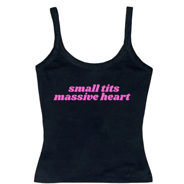 Y2K Tops*Boogzel Clothing Massive Heart Tank Top