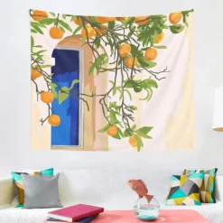 Posters / Tapestry*Boogzel Clothing Mediterranean House Wall Tapestry