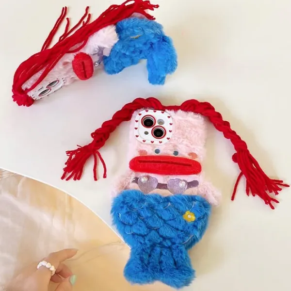 Iphone Cases*Boogzel Clothing Mermaid Fuzzy iPhone Case
