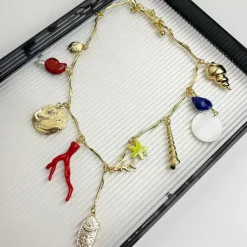 Necklaces & Chokers*Boogzel Clothing Mermaidcore Aesthetic Pendant Necklace Multi