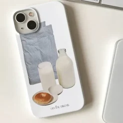 Iphone Cases*Boogzel Clothing Milk & Donut iPhone Case White