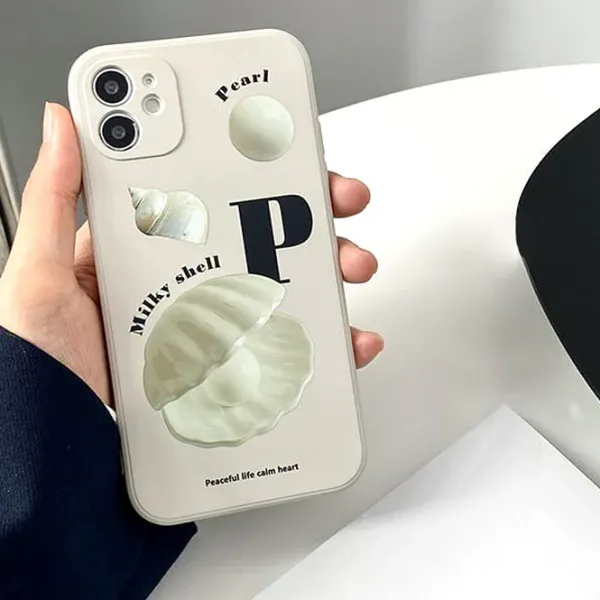 Iphone Cases*Boogzel Clothing Milky Shell iPhone Case White