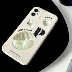 Iphone Cases*Boogzel Clothing Milky Shell iPhone Case White