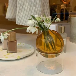 Flower Vases|Aesthetic Room Decor*Boogzel Clothing Mini Spherical Glass Vase
