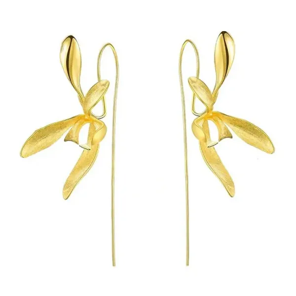 Earrings*Boogzel Clothing Minimalist Aesthetic Orchid Earrings