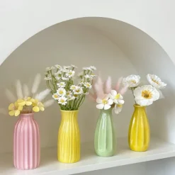 Flower Vases|Aesthetic Room Decor*Boogzel Clothing Minimalist Aesthetic Pastel Flower Vase