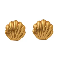Earrings*Boogzel Clothing Minimalist Aesthetic Shell Earrings