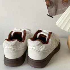 Aesthetic Sneakers*Boogzel Clothing Minimalist Aesthetic Soft Sneakers Grey/brown